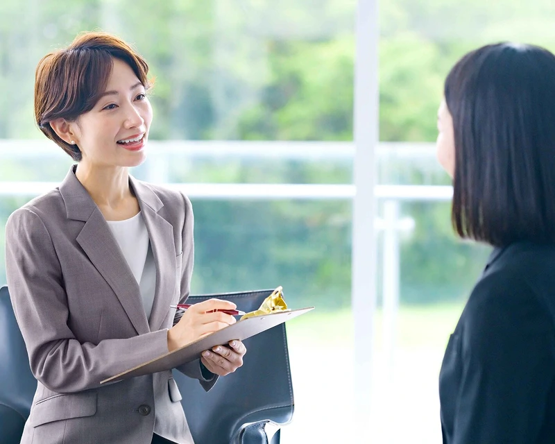 年に2回の個人面談